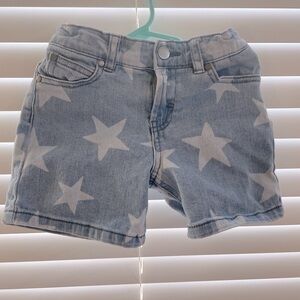 Stella McCartney Kids girls star denim shorts / little girl size 6years